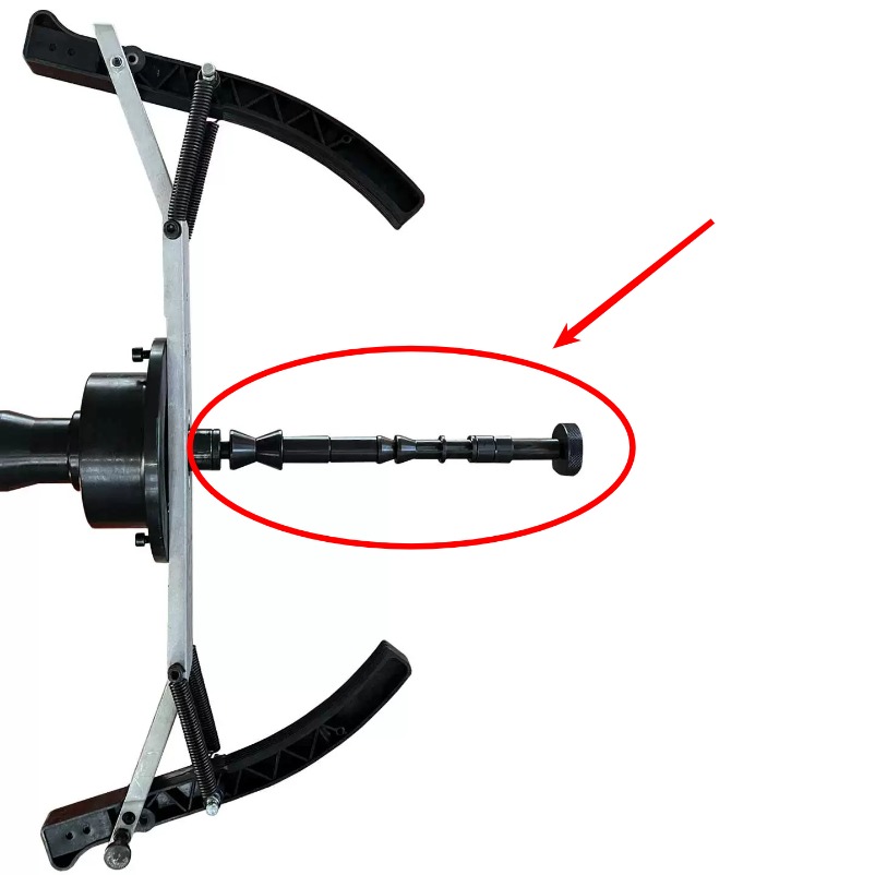 Tire Balance Machine - Motorrad-Radauswuchtmaschinen-Adapter Reifenprofil-Klemmstange M10/M16-Φ10/12/14/16/18mm