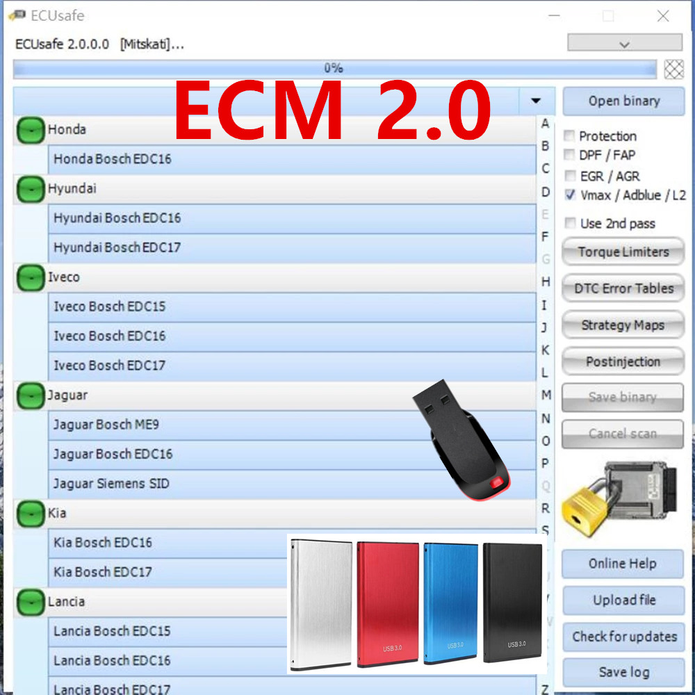 Auto Repair Shop Diagnostics - 2025 Heißer Verkauf ECUSafe 2.0 ECU