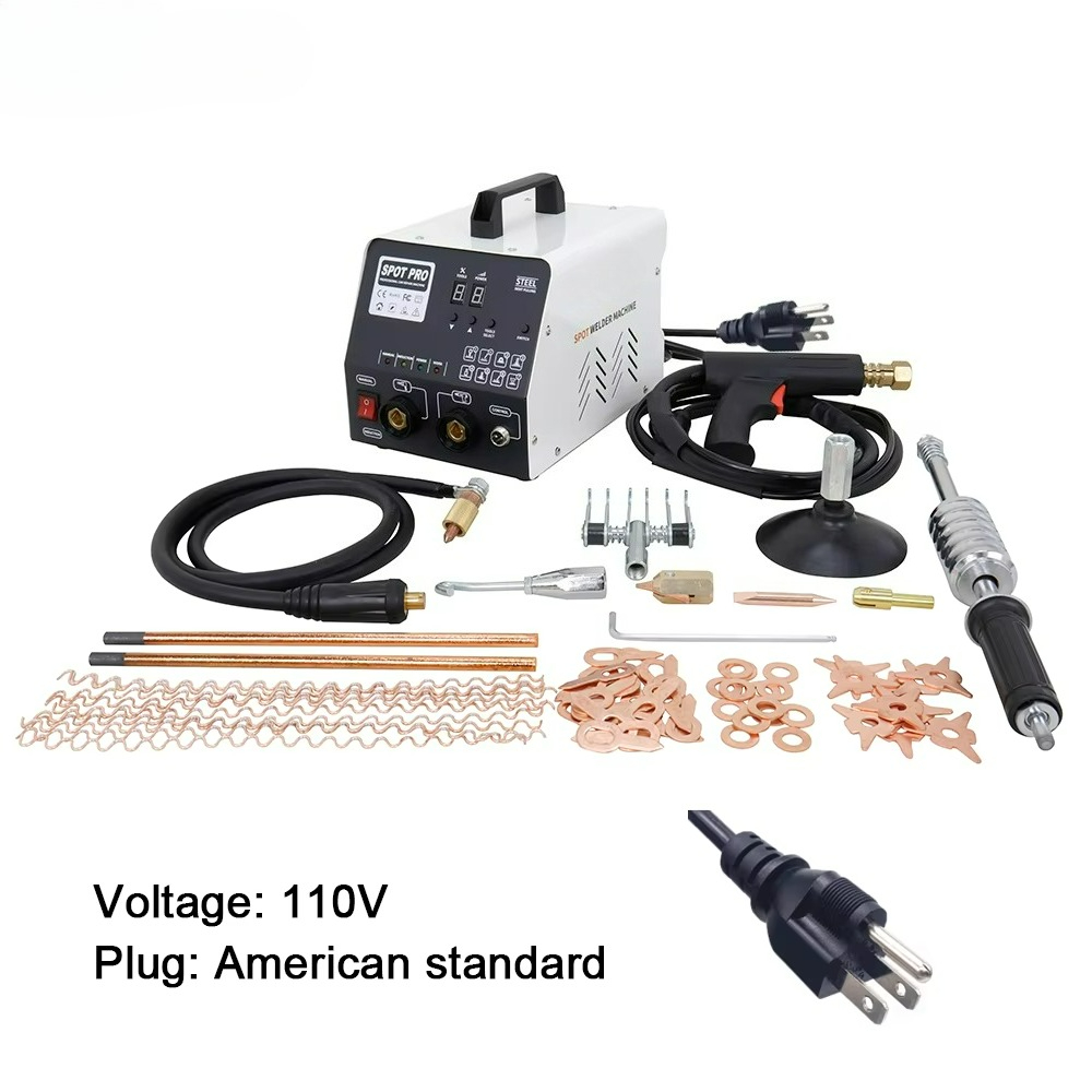 Auto Repair Shop Equipment - 110V Amerikanischer Stecker Karosseriereparatur-Ausrüstung Stahlblech-Ausbeulmaschine Punktschweißgerät