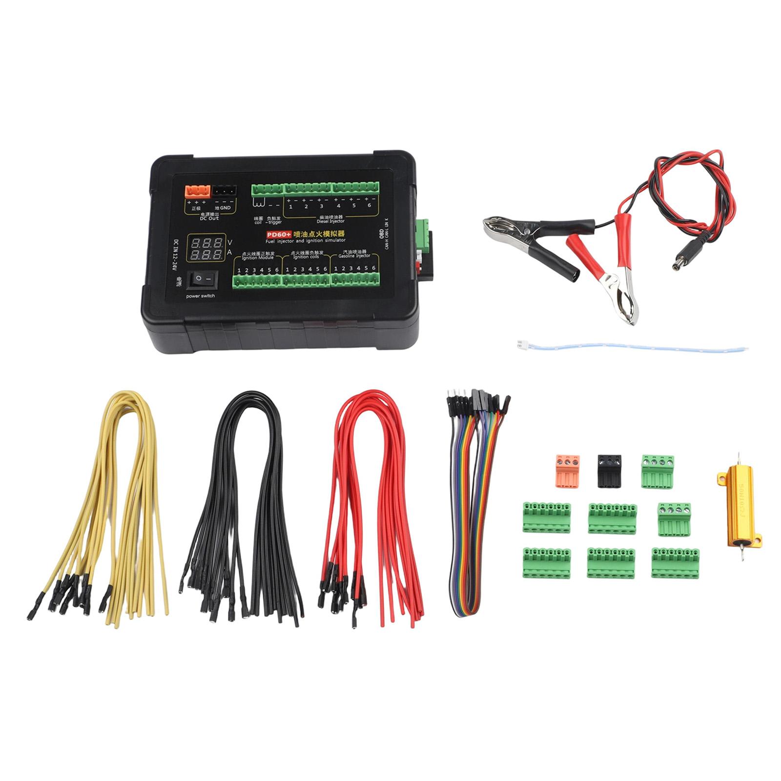 Auto Repair Shop Diagnostics - PD60 Auto-Computer-Tester, Einspritzventil- und Zündspulen-Simulator für
