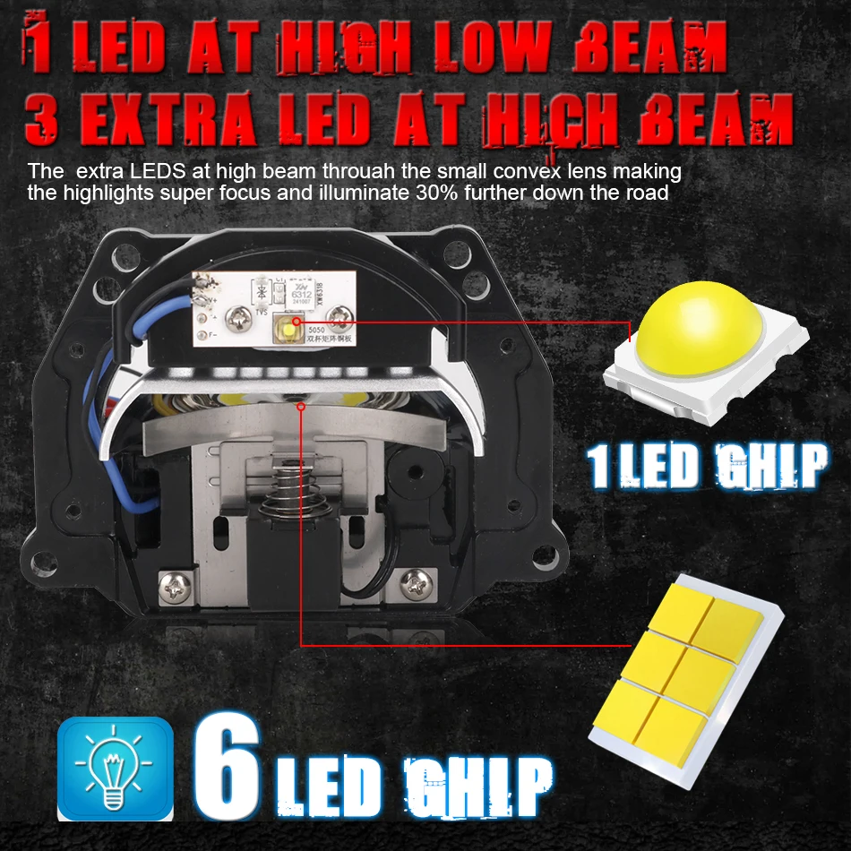 Bi-LED-Projektorlinsen 3 Zoll  – Headlight Aiming Tool Bewertung und Preis