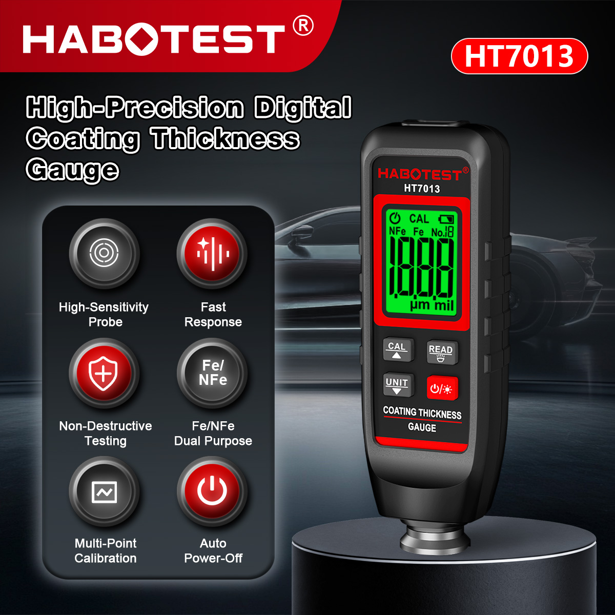 HABOTEST HT7013 Schichtdickenm – Paint Thickness Gauge Bewertung und Preis