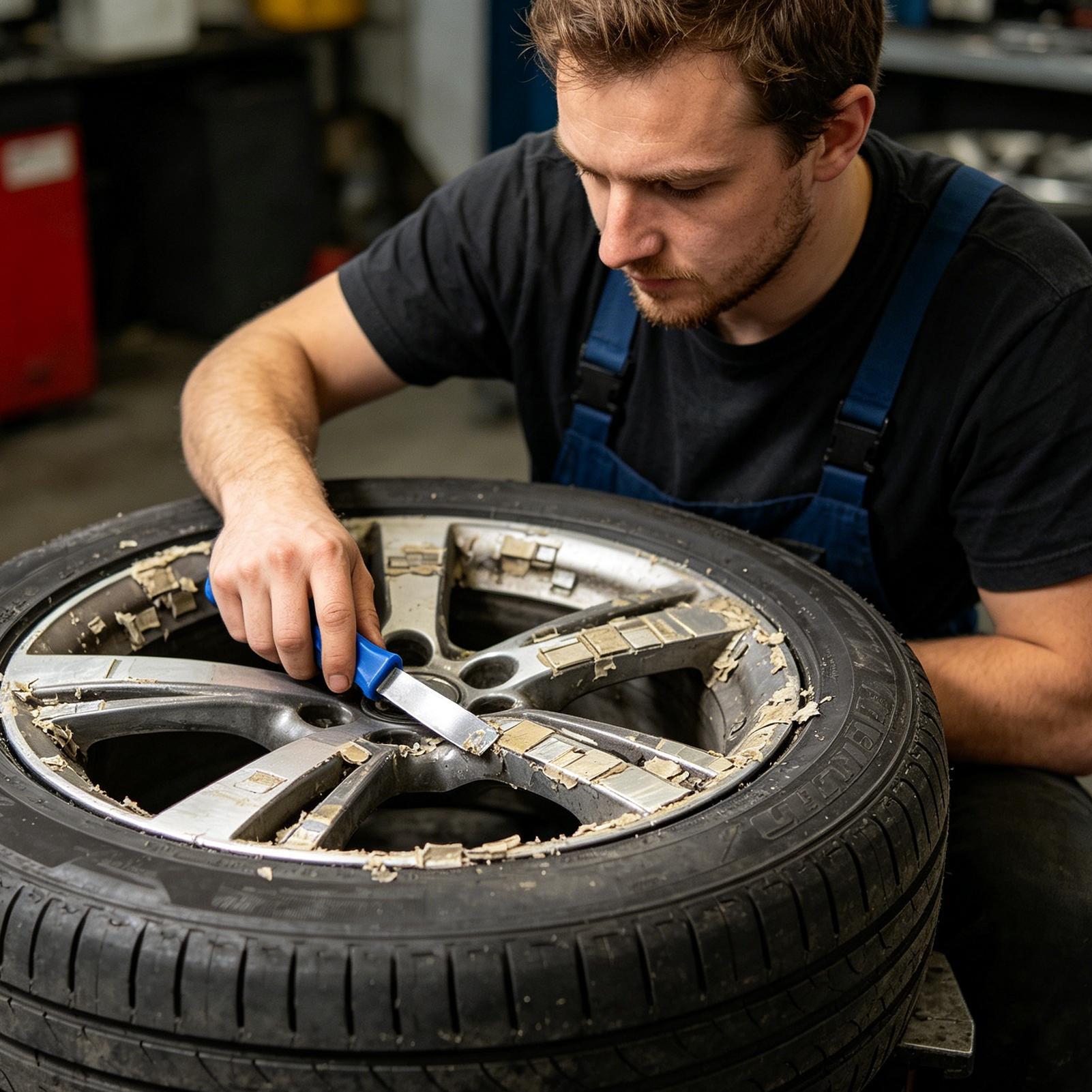 Metallschaber, Radwuchtblock-E – Tire Balance Machine Bewertung und Preis